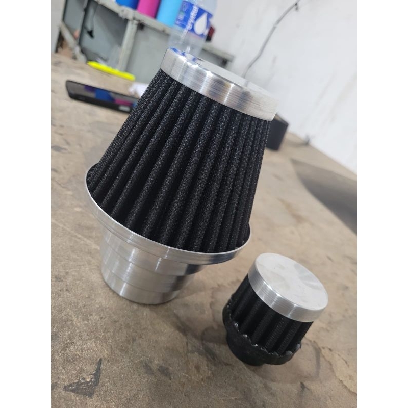 FILTRO DE AR ESPORTIVO MONO FLUXO PEQUENO CONE + RESPIRO MOTOR AP C ...