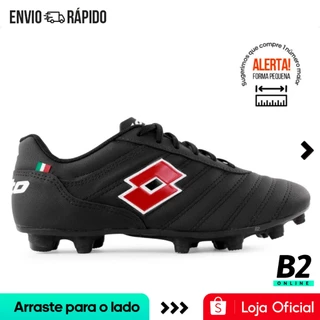 Chuteira Campo Lotto Stadio Origin B500 Masculina 100% Original Com Nota Fiscal e Garantia