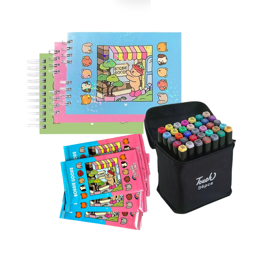 Kit Card's + Livro Bobbie Goods + Canetinhas Colecionáveis Capa Dura ...