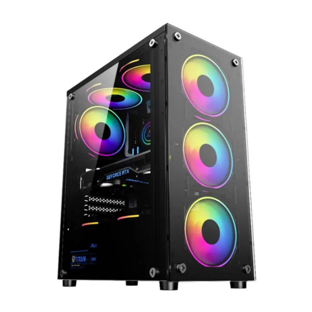 Gabinete Rhino Gamers Gb1729 Com 4 Fans Argb - Sem Fonte