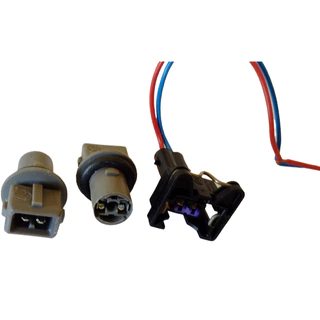 kit 2 Soquete e 2 Reparo Chicote da Lamp. meia luz do farol Pingo T10 e Lanterna Gol/palio/uno/ford ETE 7902 TC102.1005