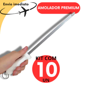 Chaira Afiador Faca Profissional MULTIFUNCAO Açougue 10 Pol. RESTAURANTE SACOLAO em Oferta na Shopee