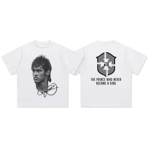 Camiseta Estampa Adulto/Infantil Lançamento Unissex Em Algodão Neymar Jr,
