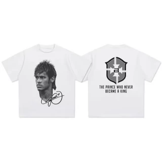 Camiseta Estampa Adulto/Infantil Lançamento Unissex Em Algodão Neymar Jr,