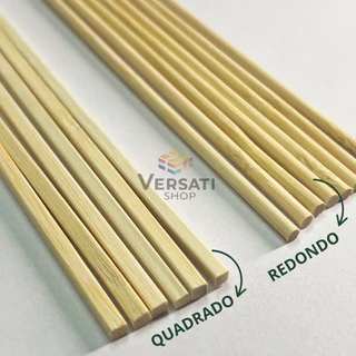 Espeto de Bambu Quadrado para Churrasco 30cm - 1000 Unidades