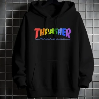 Moletom Ganguru Unissex Graphic Thrasher LGBT Blusa Frio Com Bolso Capuz Casaco Algodão MRC 007