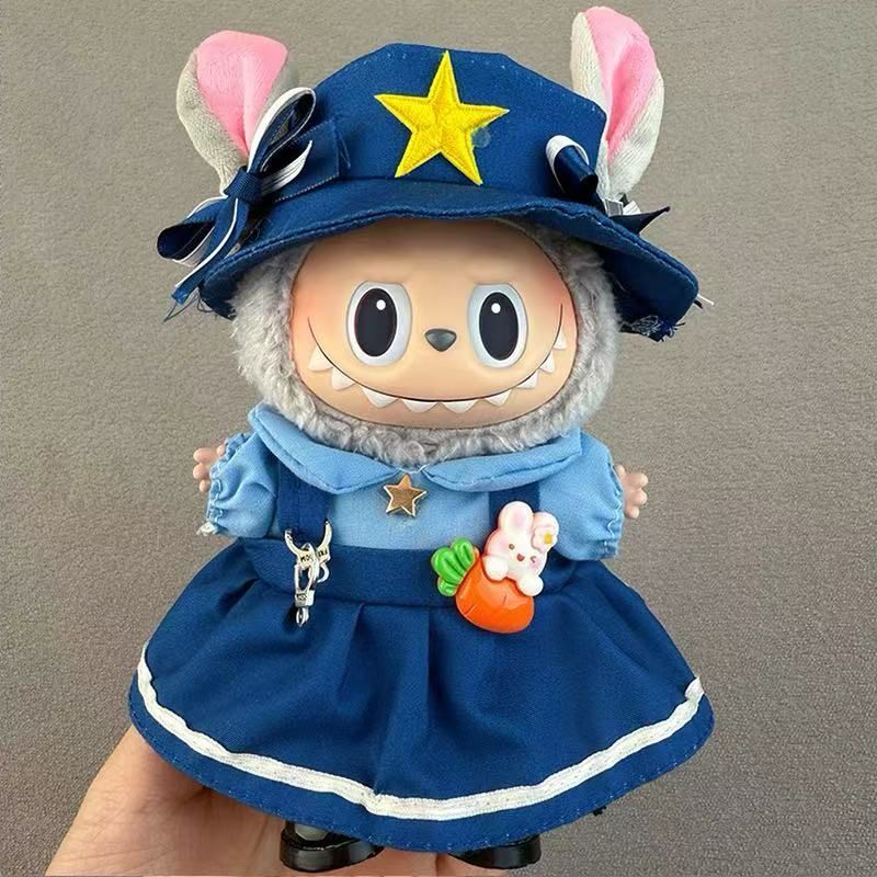 Ropa De Peluche Para Muñeca Labubu 17 Cm | Disfraz De Mono Kawaii | Regalo Original Para Niños