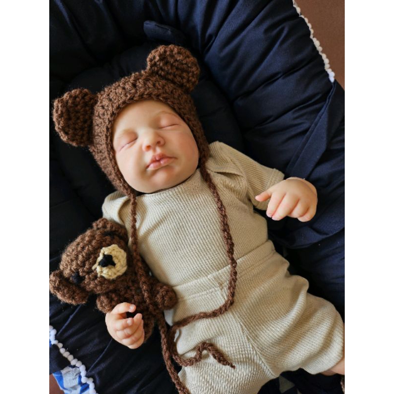 boneca reborn realista  Reborn baby Dolls 60cm/24inch Soft Silicone Baby Realistic Vinyl Girl Baby Dolls for girls