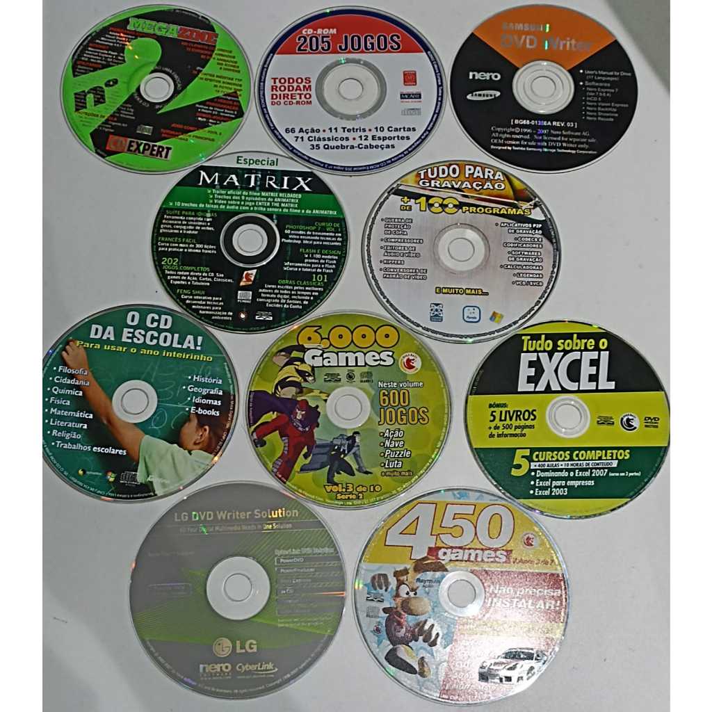 Midias de CDS - ORIGINAIS (CD-ROM) | Shopee Brasil