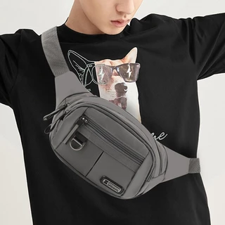 Pochete Masculina Impermeável com Alça Ajustável Estilosa Resistente e Versátil para Uso Diário,Mochila versátil popular