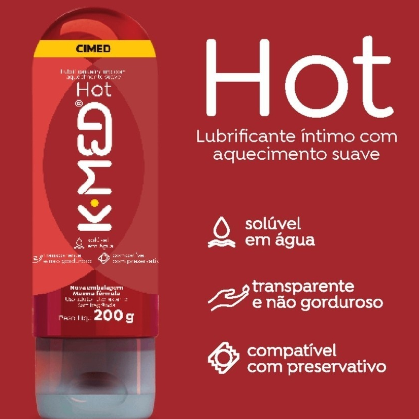 K-MED HOT UNISSEX - LEVE AQUECIMENTO 200G