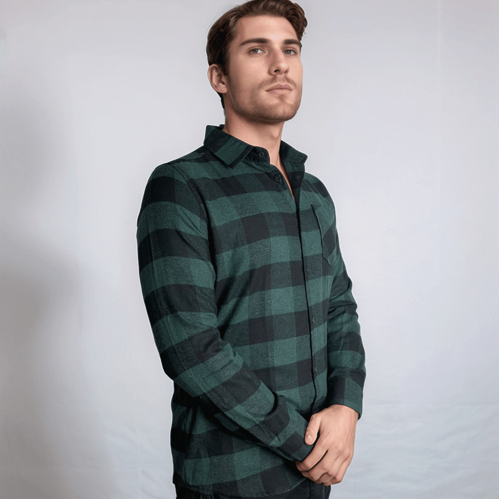 Camisa Xadrez Flanela Masculina Country Estilo Rodeio Moderna | Shopee ...