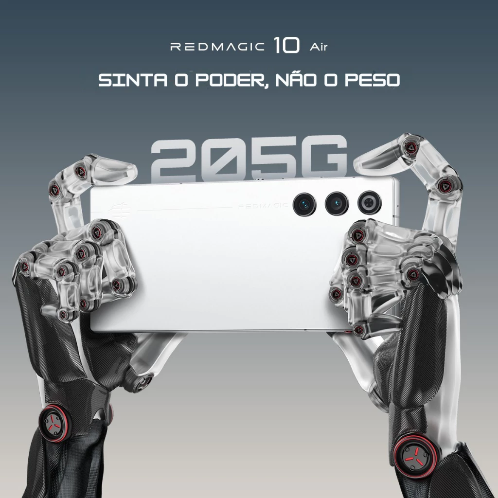 REDMAGIC 10 Air 520Hz celular para jogos 12/16GB+256/512GB