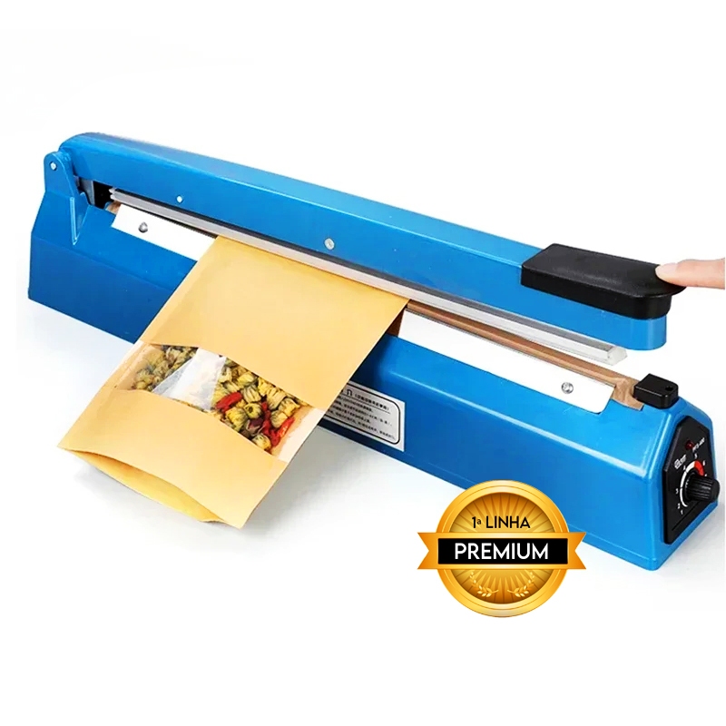 Máquina Seladora Térmica Profissional 30CM Para Embalagem Plástico Com 8 Níveis