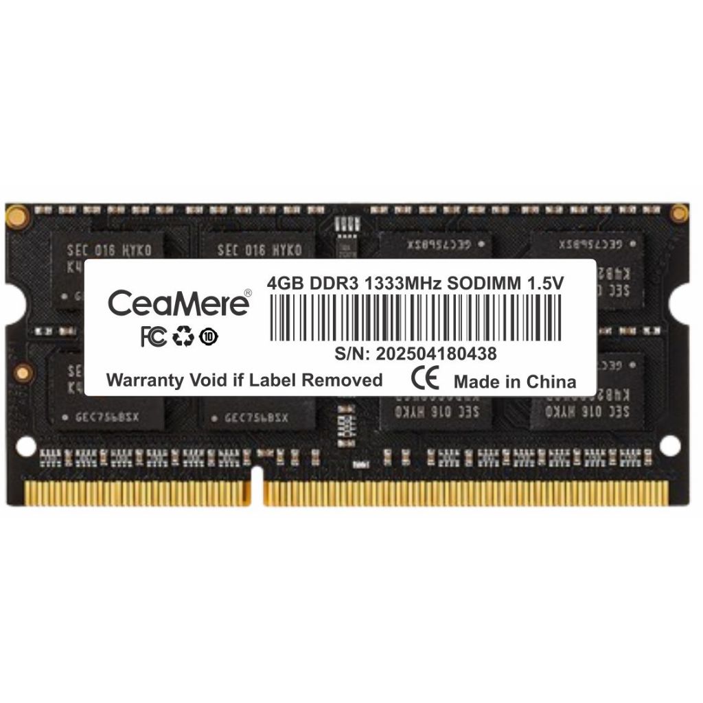 Memória Ram 8gb Ddr3 DDR3L PC3L 1600mhz Ceamere Gamer Notebook