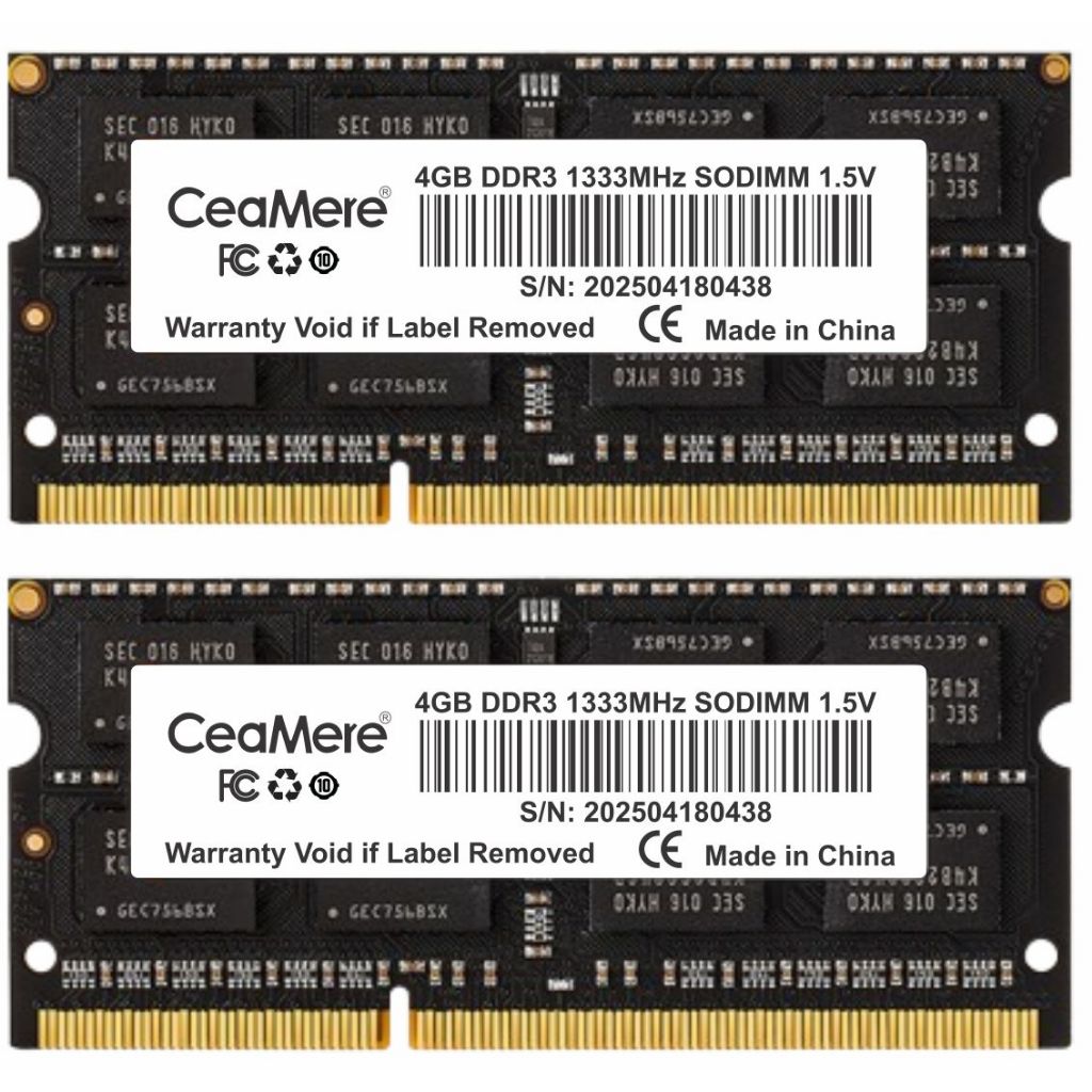 Memória Ram 8gb Ddr3 DDR3L PC3L 1600mhz Ceamere Gamer Notebook