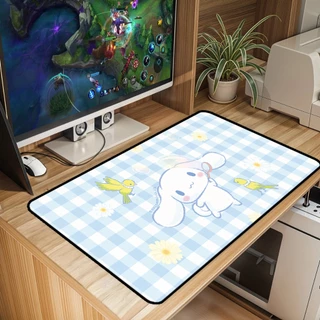 Mouse Pad Hal Kit,Kuro&Cinnamo Gamer Antiderrapante Grande 70x35 80x35 90x40 90x50cm Borda Costurada