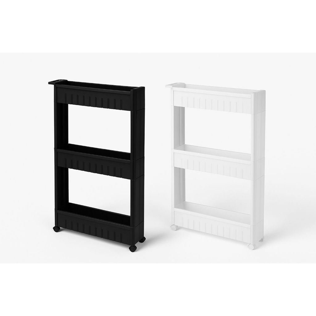 Prateleira Armário Multiuso Com Rodinhas Organizador de Cozinha Banheiro Lavanderia Varios Tamanhos | Shopee Brasil