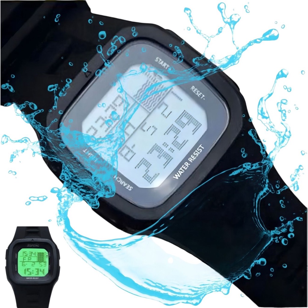 Relógio Masculino Digital VISOR 100% Prova D´agua Presente para homens