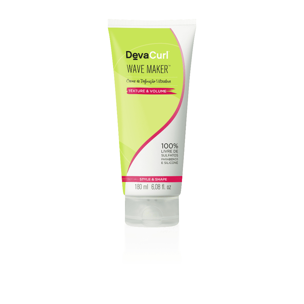 Deva Curl Wave Maker 180ml – Creme Texturizador para Ondas Naturais – Curvaturas 2A 2B 2C
