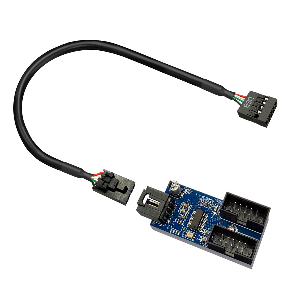 Divisor Placa Mãe Usb 9 Pinos Interno Extensor Jusb1 9pin | Shopee Brasil