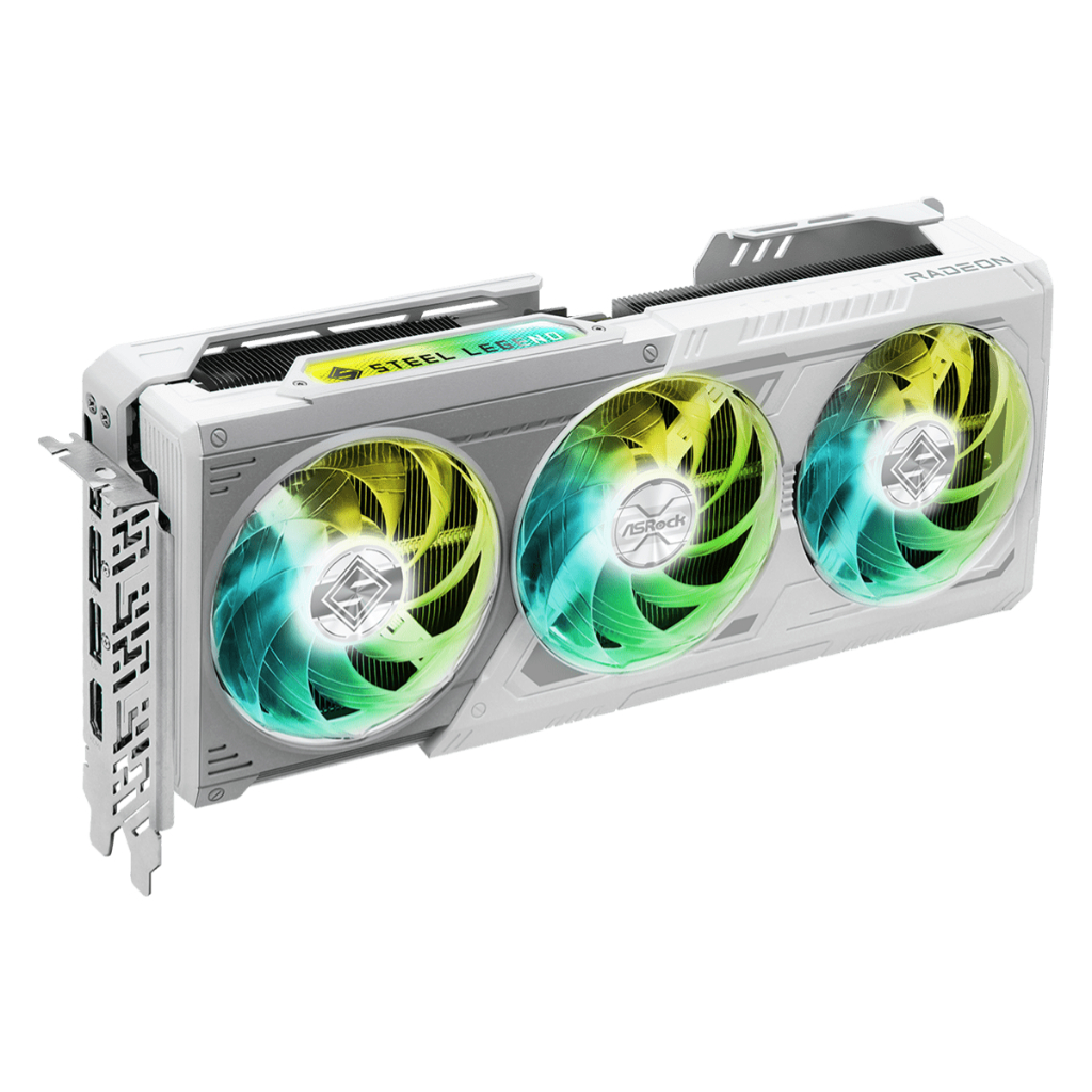 Placa de Video Asrock Radeon Rx 9070 Xt Steel Legend 16gb Gddr6