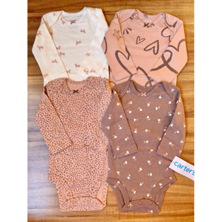 kit body manga longa carters menina em Oferta na Shopee