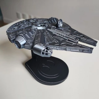 EXCLUSIVO Millennium Falcon Star Wars Decoração - Figure Action - Han Solo - Nave com suporte