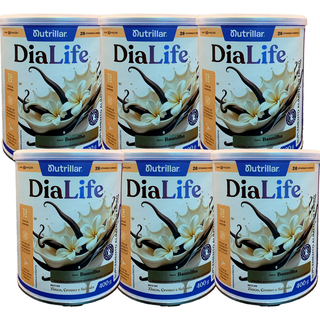 Kit 6 Latas Dialife 400g - Suplementos para diabeticos - tipo Glucerna ...