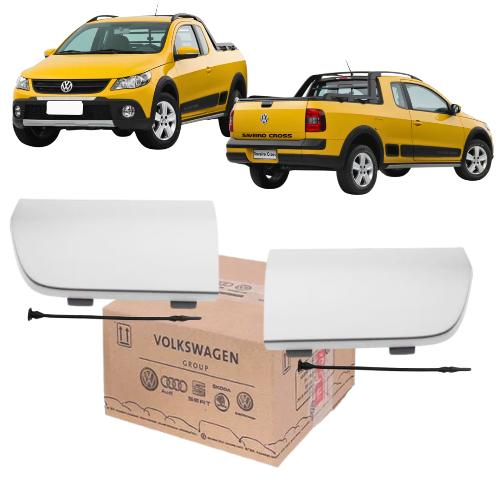 Par Tampa Spoiler Macaco Dianteira Saveiro Cross G5 G6 - 5U7/853925 ...