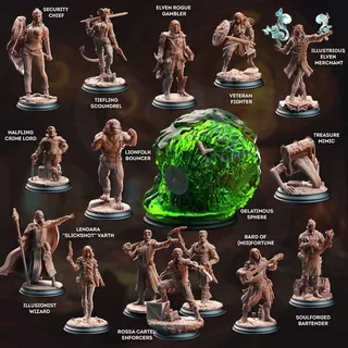 Miniaturas RPG - Betting in blood