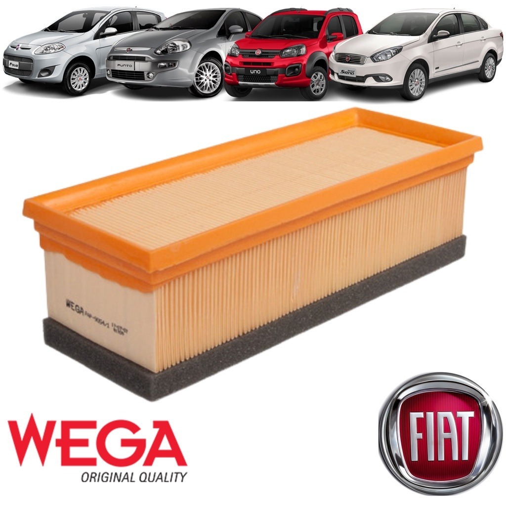 Filtro Ar Motor Uno Vivace Uno Evo Uno Novo / Grand Siena FAP9054 ...