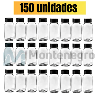 Kit 150 Potes de Tempero 200ml Premium Reforçado | Envio Imediato