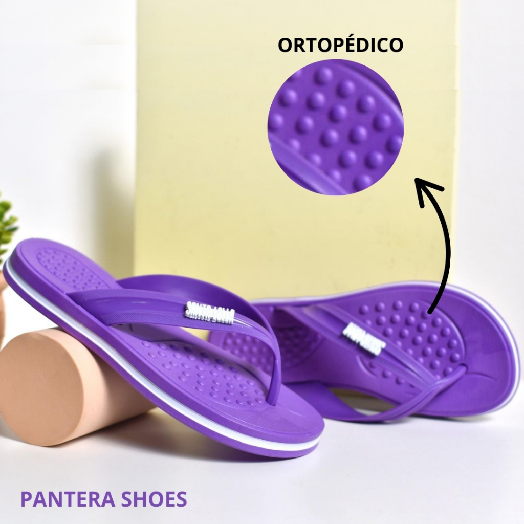 Chinelo Feminino Ortopédico SL Confortável Anatômico, Macio, Antiderrapante – Estilo e Bem-Estar no Dia a Dia