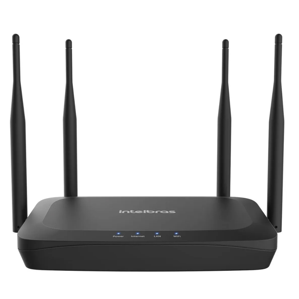 Roteador Intelbras Wi-Force GF 1200 | Wireless Dual Band | Cor Preto | Alta Performance acompanha fonte(usado)