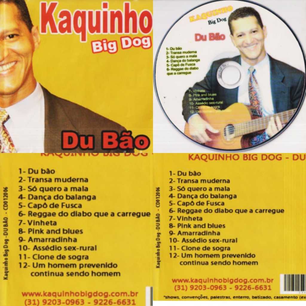 CD KAQUINHO BIG DOG - OPÇÕES & DETALHES NA DESCRIÇÃO | Shopee Brasil