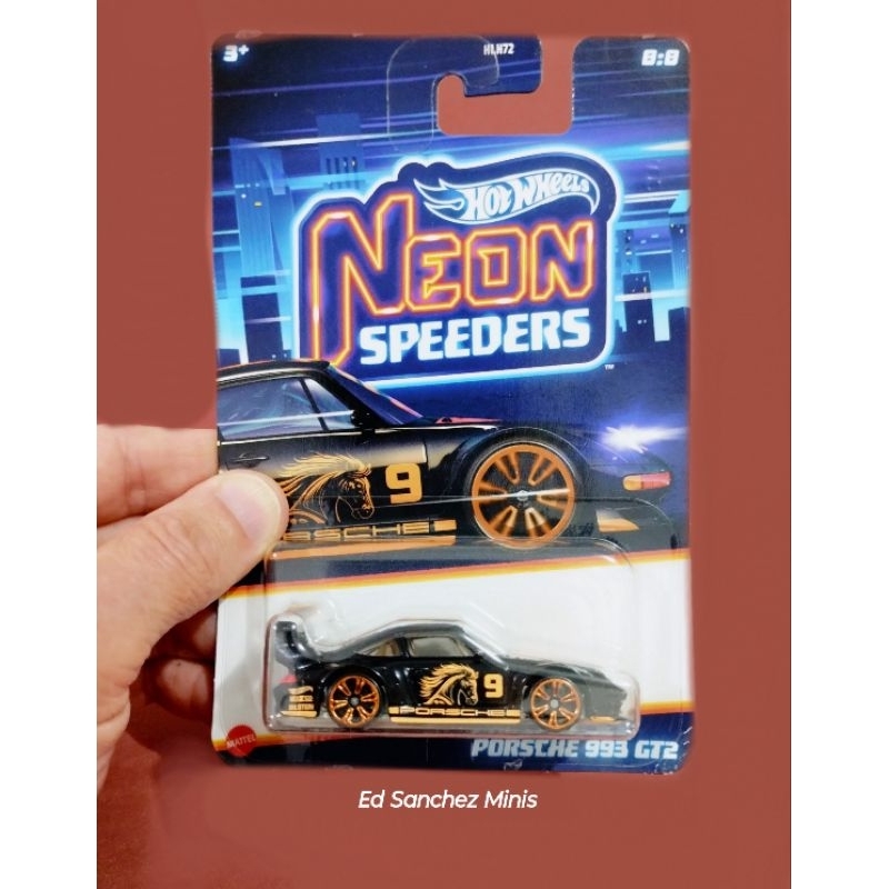 Hot Wheels 2025 Neon Speeders Porsche 993 GT2 | Shopee Brasil