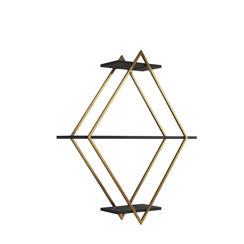 Nicho Industrial De Parede Diamante Design Moderno Nicho