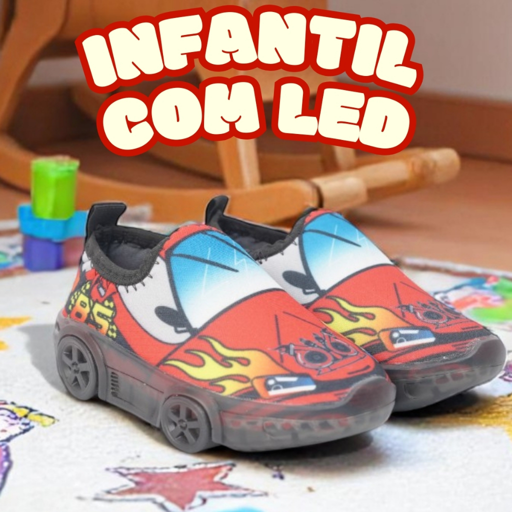 Carros Tenis Menino Barato Tenis Relampago Mcqueen Em Promoção Na