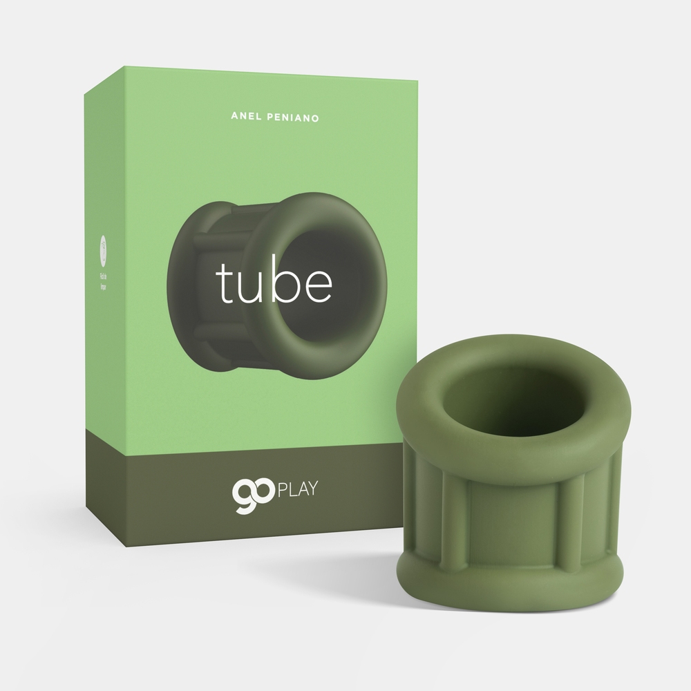 Anel Escrotal Silicone Flexível Retarda e Estimula Go Play Tube