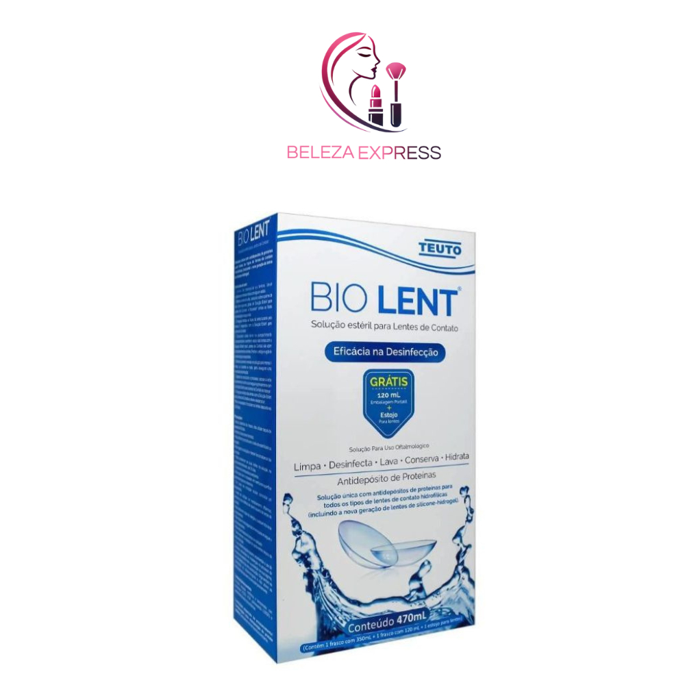 Kit de Solução para Lentes Bio Lent com 350ml+120ml. | Shopee Brasil