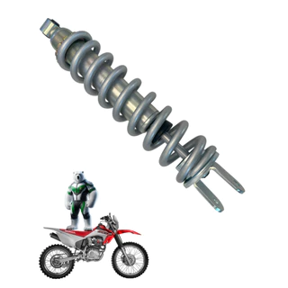 AMORTECEDOR TRASEIRO P/ MOTO HONDA CRF 230F 07/20 - COM REGULAGEM - MOLA CINZA (PRO-LINK/A GAS)