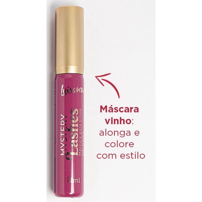 Máscara de Cílios Vinho Mystery Lashes - Luisance