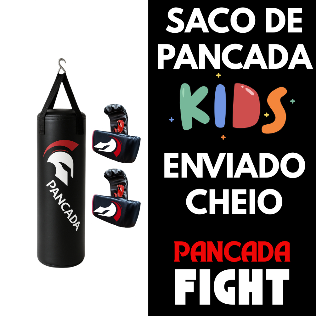 Kit Saco De Pancada Cheio Infantil + 2 Pares de Luva Bate Saco | Shopee ...