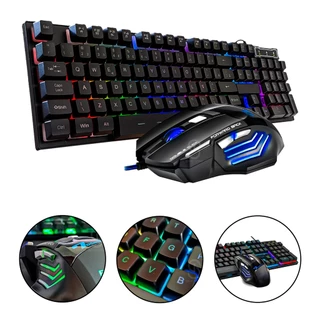 KIT Teclado e Mouse Gamer LED RGB B-Max BM-T10