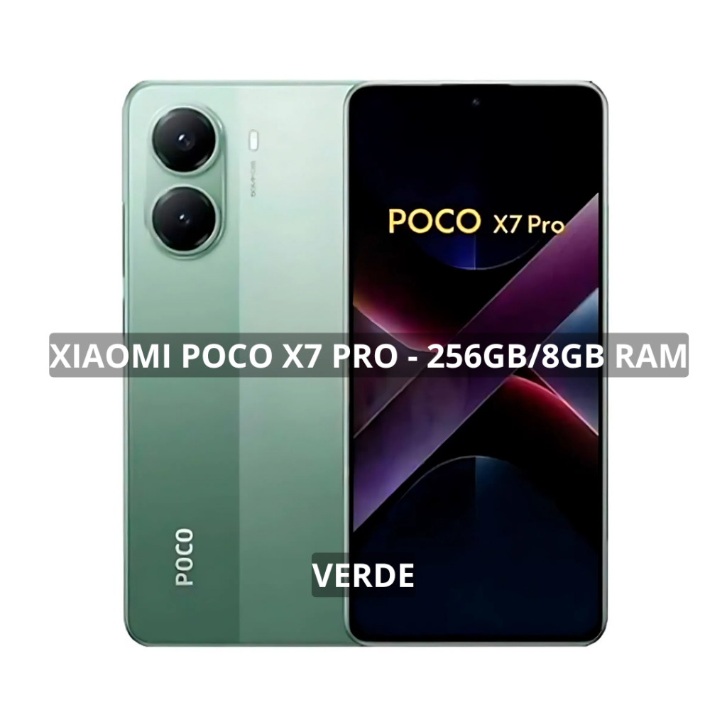 Xiaomi Poco X7 PRO 5G 256GB+8GB RAM, Processador Dimensity 8400