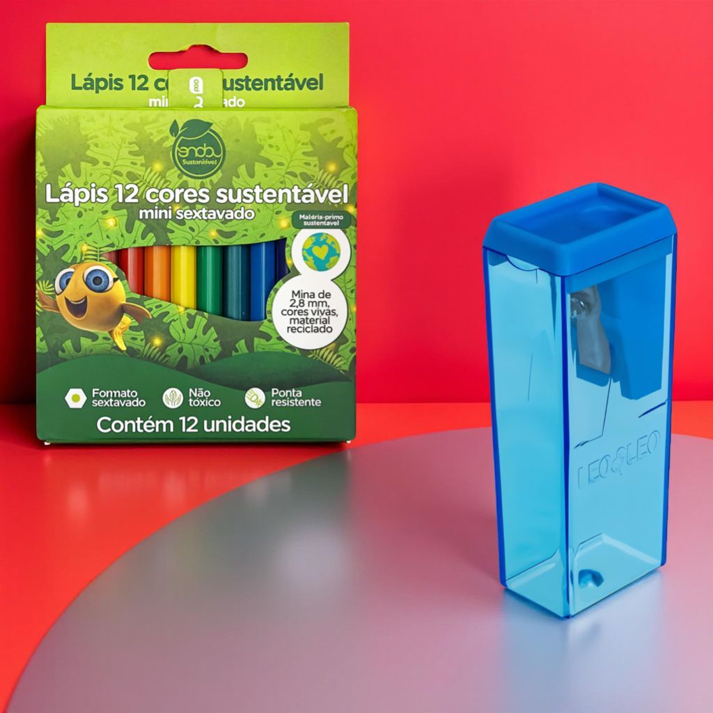 Lápis 12 Cores Mini,lapis pequeno +1 Apontador com deposito | Shopee Brasil