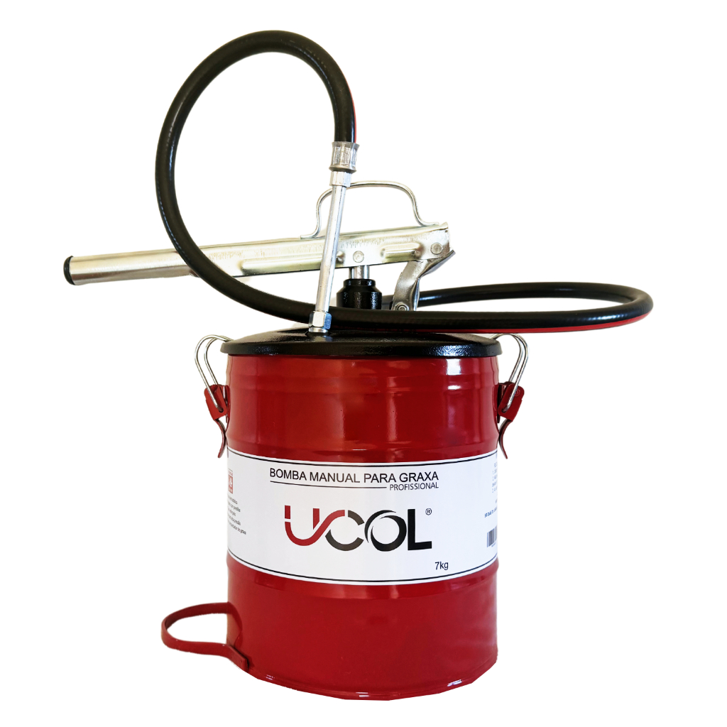 Engraxadeira Manual UCOL 7 kg com Mangueira Flexível