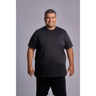 Kit 4 camisetas plus size masculinas fitness corrida proteção dry fit