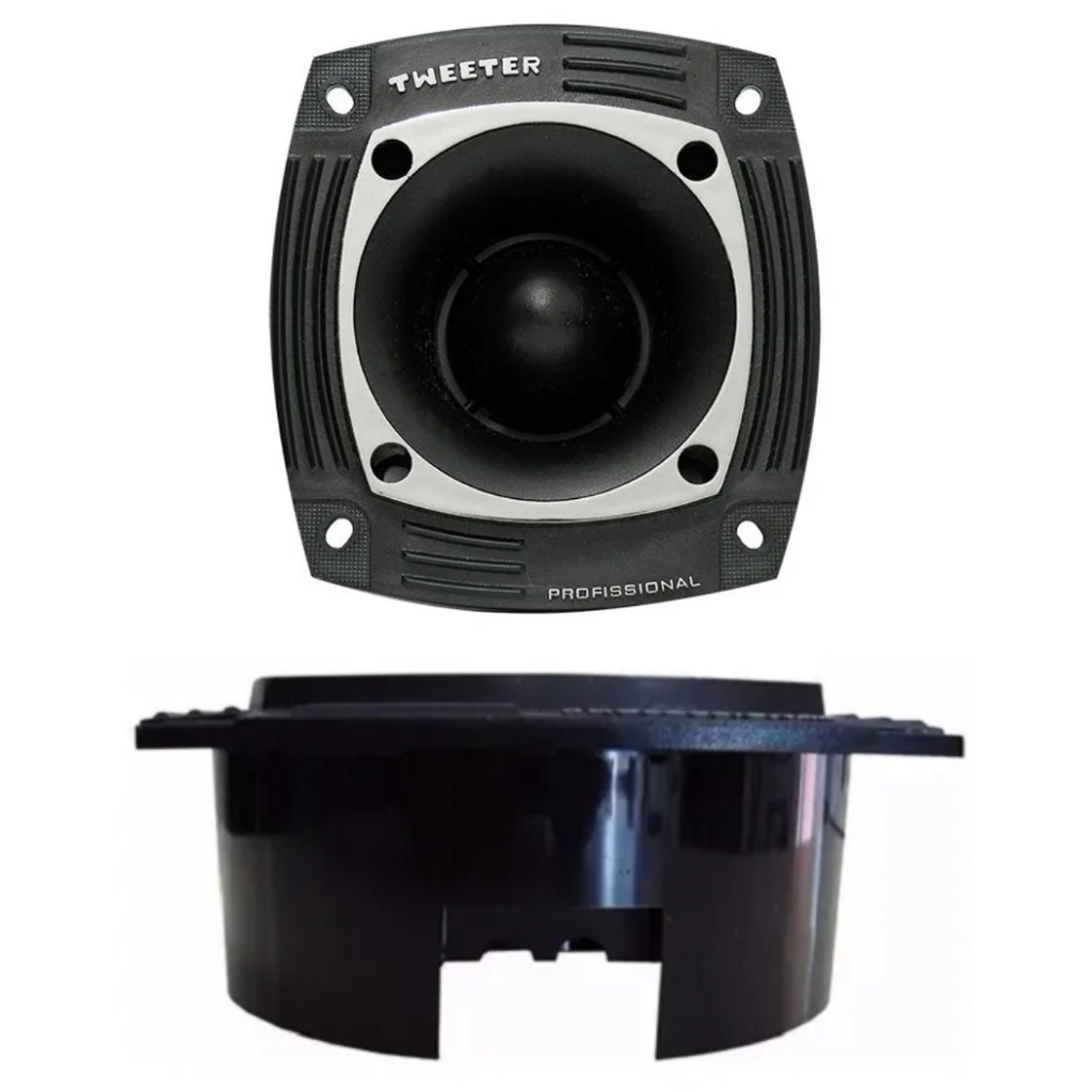 Kit 4 Carcaça De Reposição Frente Super Tweeter St304 St 304 Com